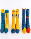 Children's 3Y-5Y Set of 5 cartoon dinosaur crew colorful socks for boys-KS55